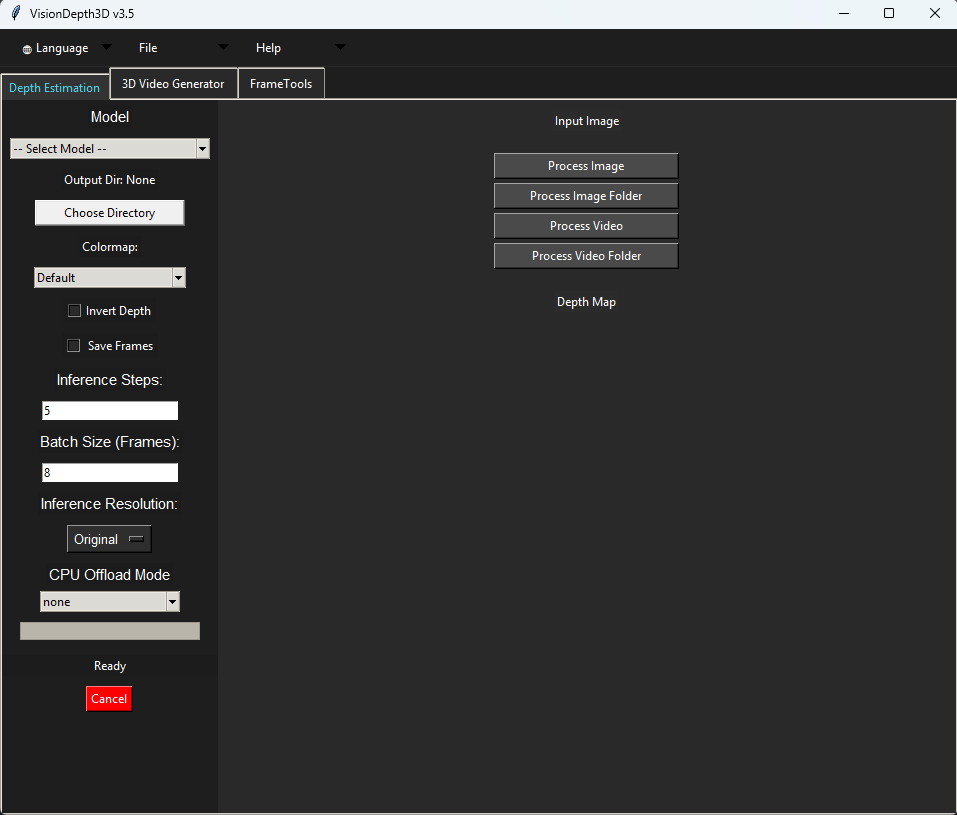 VisionDepth3D Depth Estimation
